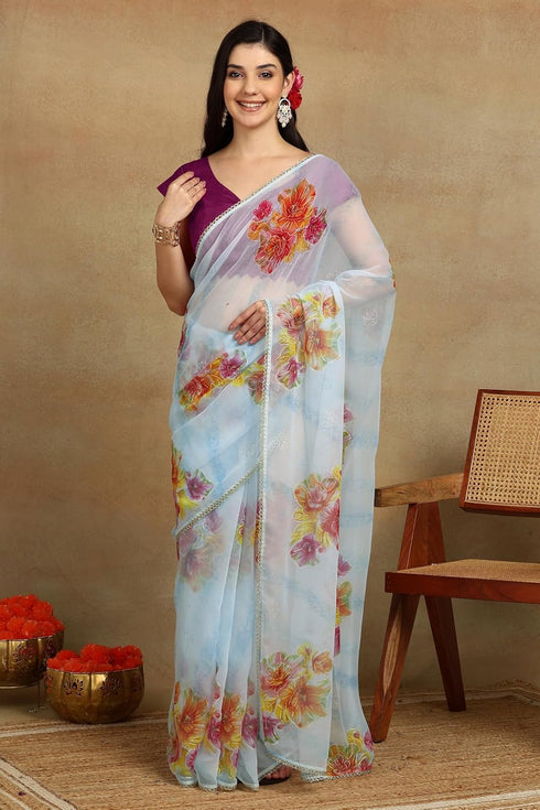 Vasthrlay Fashion Georgette Printed Ethnic Wear