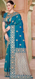 Vasthrlay Women's Kasamiri Designer Unstitched Saree