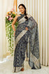 Vasthrlay Fashion Chiffon Dusty Turquoise Ethnic Wear
