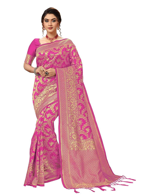 Vasthrlay Tassel Banarasi Blouse Ethnic Wear
