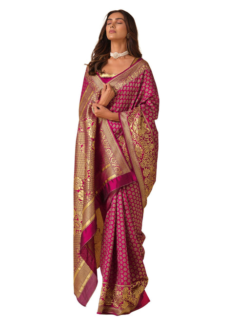 Vasthrlay Banarasi Woven Saree