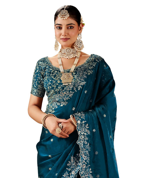 Vasthrlay Embroidered Traditional Embellished Applique Bollywood