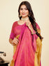 Vasthrlay Banarasi Mehendi Ethnic Wear