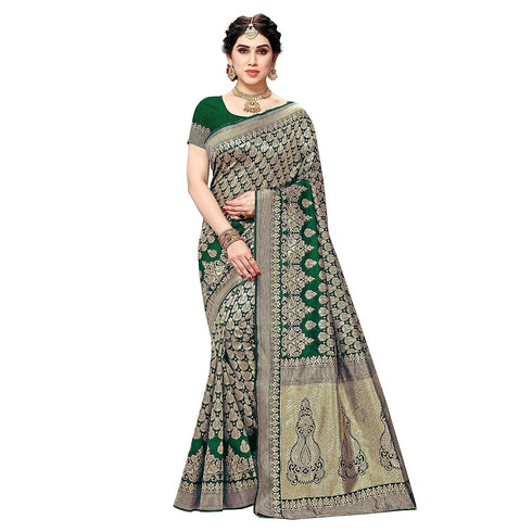 Vasthrlay Banarasi Kanjivaram Material Ethnic Wear