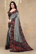 Vasthrlay Fashion Rhinestone Embellished Black Ethnic Wear