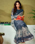 Vasthrlay Womens Cotton Printed Yellow Saree