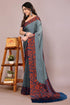 Vasthrlay Fashion Chiffon Abstrect Printed Ethnic Wear
