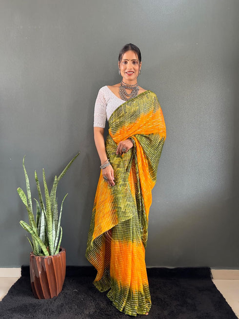 Vasthrlay Chiffon Rimzim Designer Chikankari