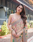 Vasthrlay Turquoise Tassels Traditional Saree