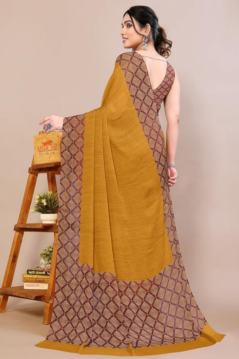 Vasthrlay Fashion Chiffon Printed Ethnic Wear