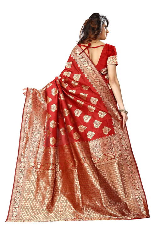 Vasthrlay Royal Blue San Pari Saree