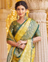 Vasthrlay Banarasi Weaving Contrast