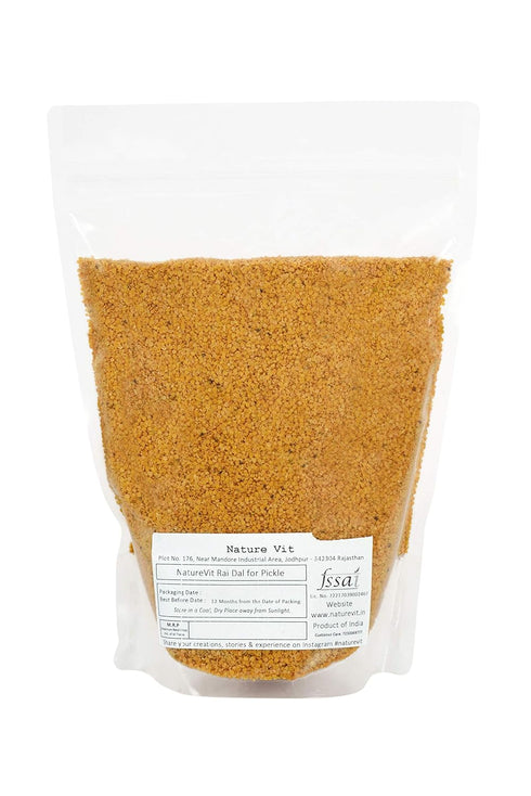 NatureVit Rai Dal Premium Split Mustard Kernels for Pickles