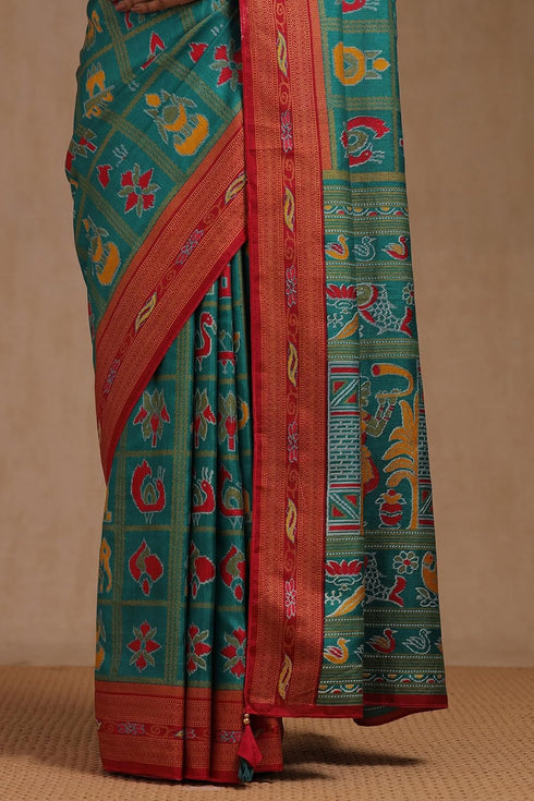 Vasthrlay Green Ethnic Motifs