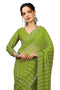 Vasthrlay Fashion Georgette Stripes Navy Ethnic Wear