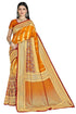 Vasthrlay Banarasi Bridal Orange Ethnic Wear