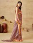 Vasthrlay Georgette Printed Unstitched Multicolor Saree