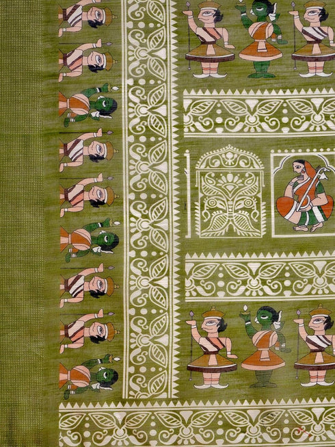 Vasthrlay Printed Violet Saree