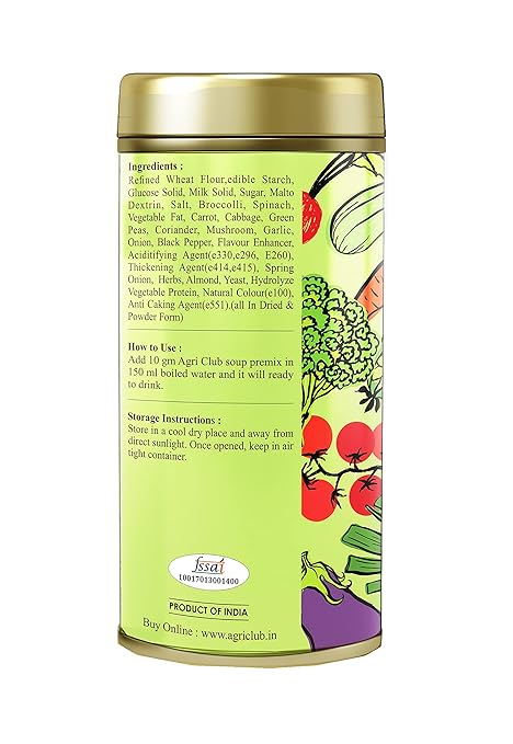 Agri Club Broccoli Almond Soup Powder