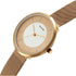 Sonata Modern Edit Quartz Analog Rose Gold Mother Of Pearl Dial Stainless Steel Strap Watch For Women