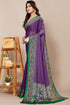 Vasthrlay Fashion Chiffon Georgette Teal Ethnic Wear