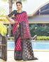Vasthrlay Chanderi Bandhani Unstitched White Saree