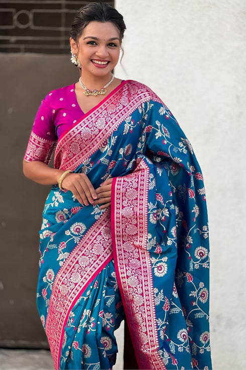 Vasthrlay Kanjivaram Woven Blouse Ethnic Wear
