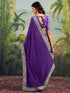 Vasthrlay Georgette Embroidery Rani Saree