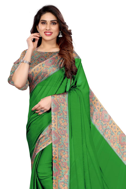 Vasthrlay Fashion Chiffon Dusty Turquoise Ethnic Wear