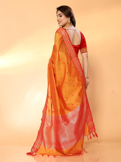 Vasthrlay Jacquard Unstitched Saree