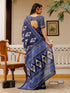 Vasthrlay Womens Printed Unstitched Red Saree
