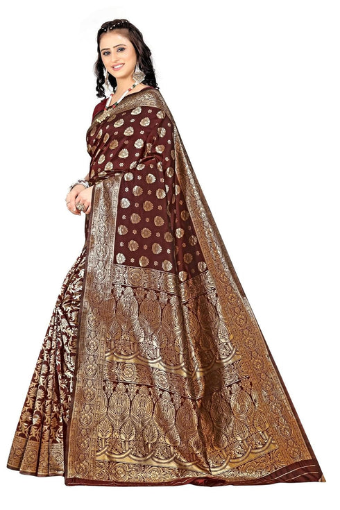 Vsathrlay Banarasi Saree Kanjivaram Pari