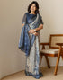 Vasthrlay Womens Printed Minute Green Saree