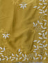 Vasthrlay Georgette Embroidery Olive Saree