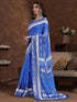 Vasthrlay Weaving Printed Beige Saree