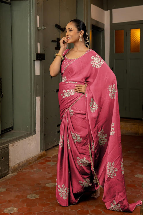 Vasthrlay Fashion Chiffon Printed Ethnic Wear