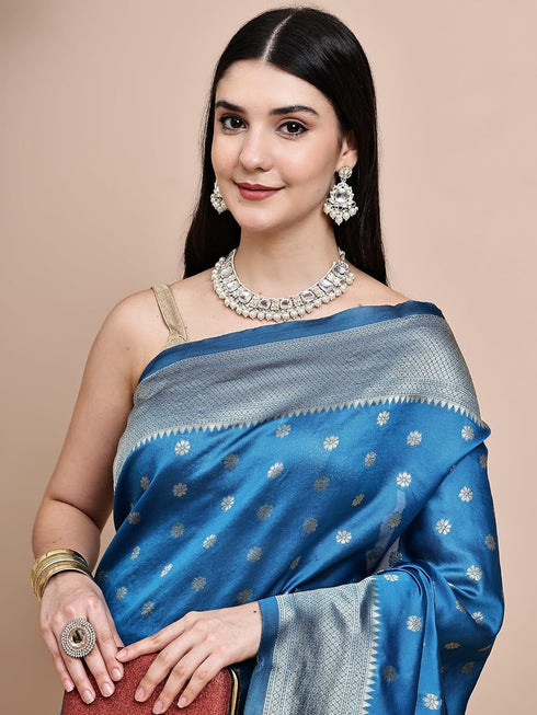 VasthrlayKanjeevaram Silk Paithani Rani Free Ethnic Wear