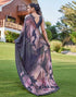 Vasthrlay Printed Tassels Unstitched Maroon Saree