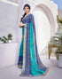 Vasthrlay Georgette Printed Jacquard Material Ethnic Wear