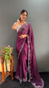 Vasthrlay Designer Georgette Border Traditional