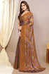 Vasthrlay Fashion Chiffon Turquoise Ethnic Wear