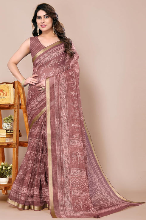 Vasthrlay Fashion Polyester Printed Black Ethnic Wear