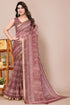Vasthrlay Fashion Polyester Printed Black Ethnic Wear