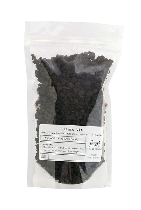 NatureVit Dried Amla Lightly Salted| Vitamin C-Rich Snack