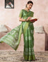 Vasthrlay Womens Cotton Blouse Teal Saree