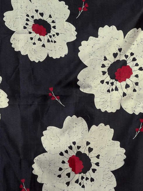 Vasthrlay Bhagalpuri Printed Unstitched 4160s232n Black3