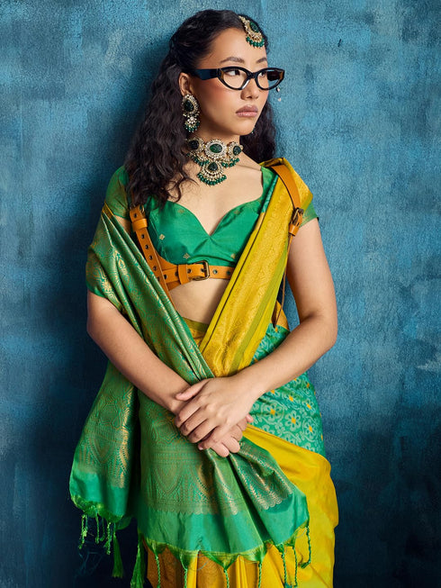 Vasthrlay Tassels Latkans Unstitched Designer Ethnic Wear