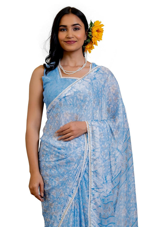 Vasthrlay Fashion Chiffon Printed Ethnic Wear