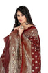 VasthrlayWomen's Maroon Kanchipuram Saree