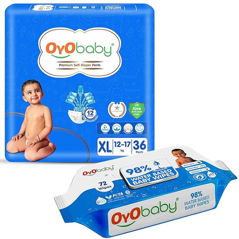 OYO BABY Baby Gentle Wet Wipes with Aloe Vera
